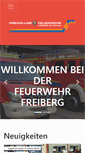 Mobile Screenshot of feuerwehr-freiberg.de